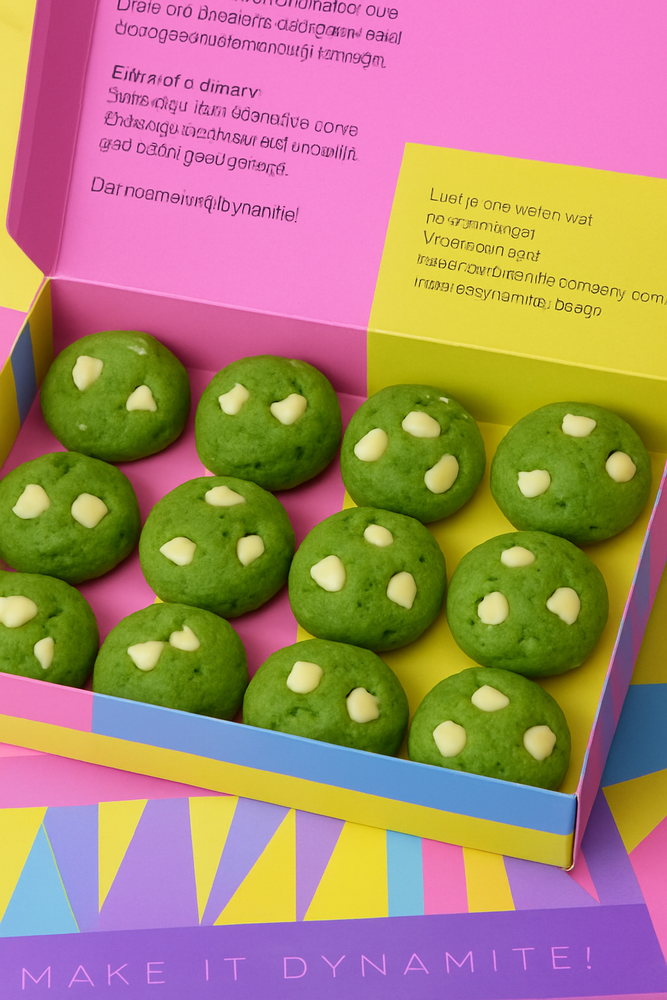 15 Dynamite frozen Dough Balls - A Matcha Made in Heaven - pick-up only